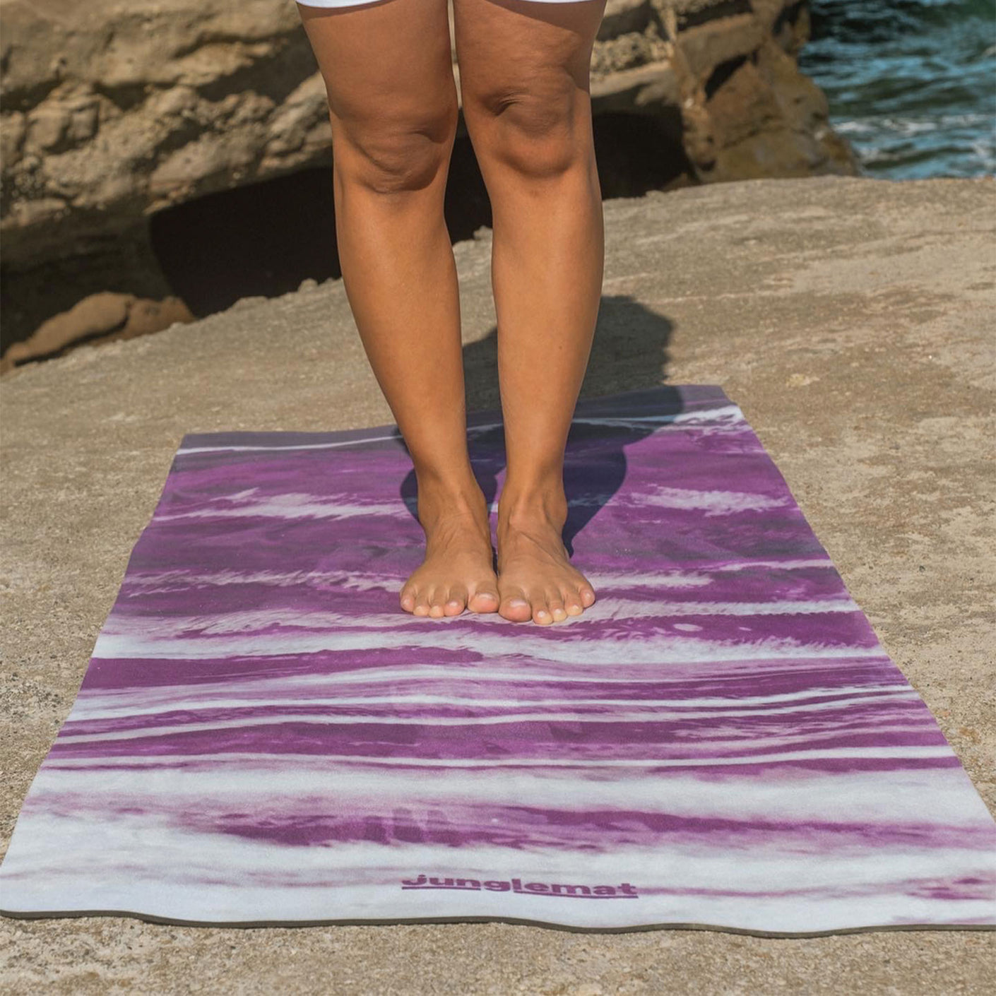 Esterilla de Yoga Premium · Modelo PURPLE PLANET · Caraibi