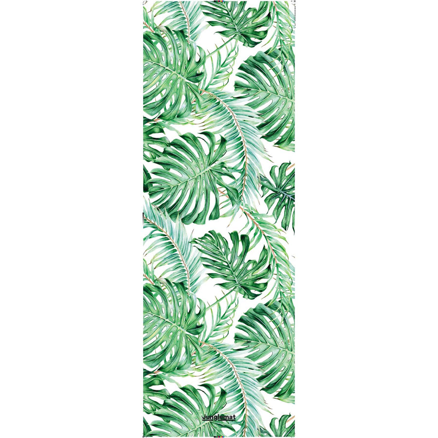 Junglemat Esterilla de yoga de la gama initial con un patrón de hojas llamado exotic bouquet